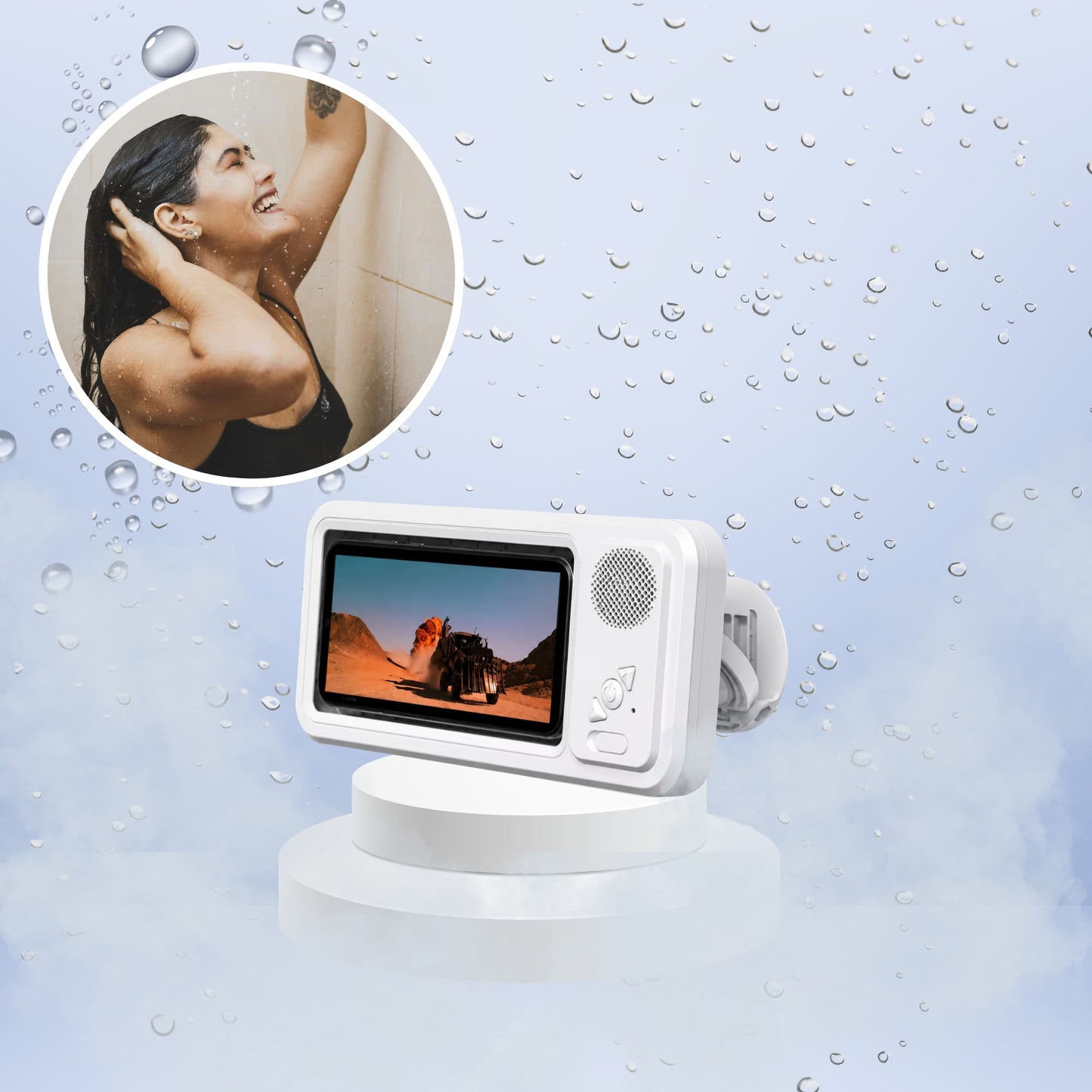 ™ShowerBox - מוזיקה וסדרות גם בזמן המקלחת